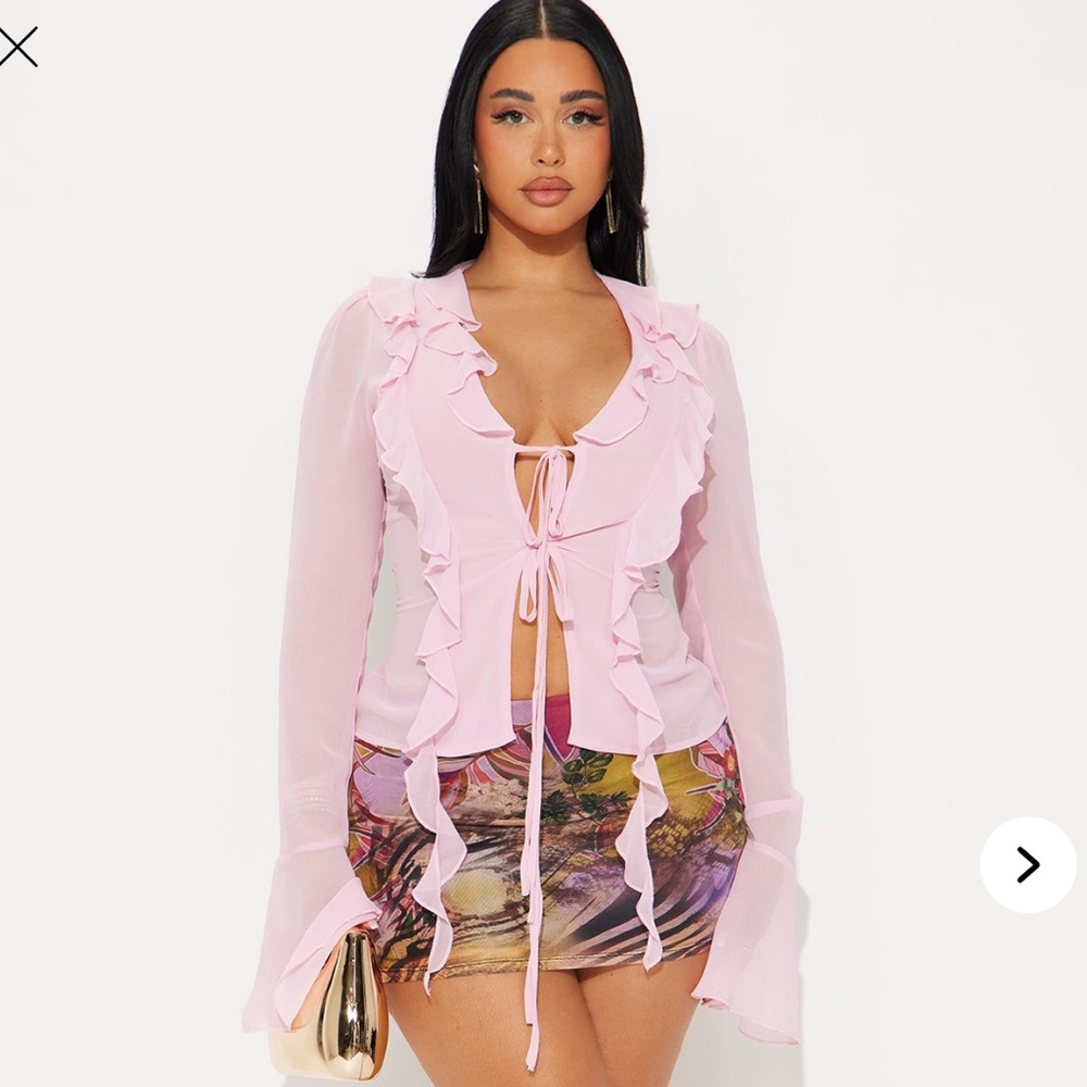 Proper Attitude Chiffon Flyaway Top